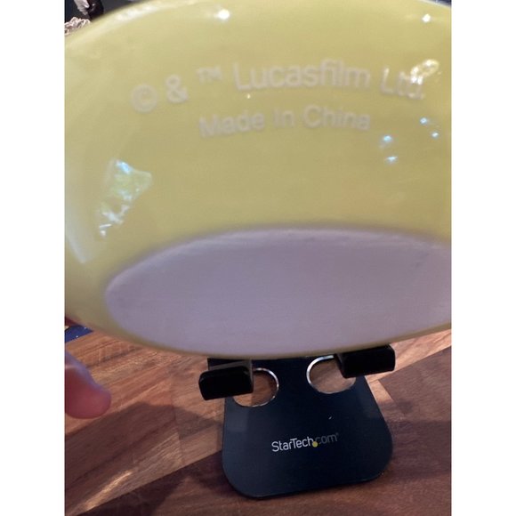 Disney Star Wars Grogu Yoda Spoon Rest Yellow Green Egg Stra Cute Kitchen - Picture 4 of 4